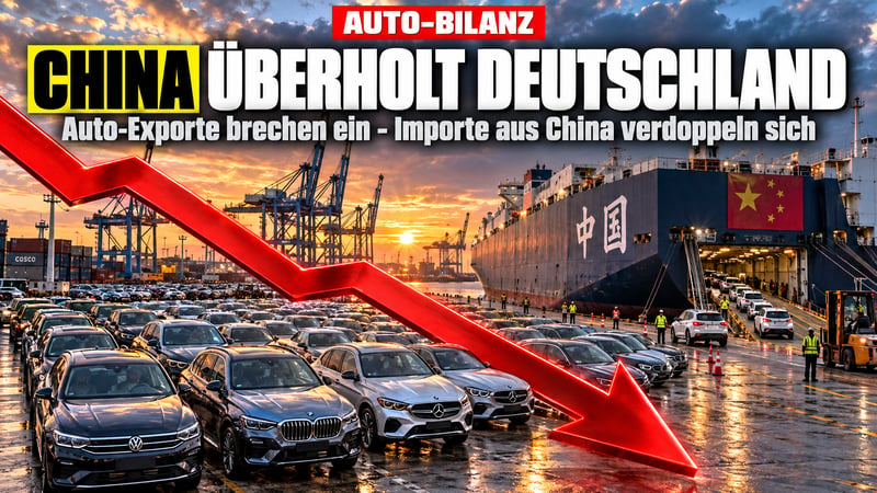China überholt alle: Deutschlands Auto-Bilanz kippt dramatisch