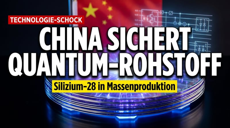 China zieht davon: Peking sichert sich Schlüsselrohstoff für die Quantencomputer von morgen