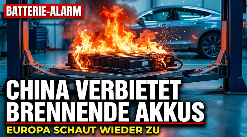 China zwingt die E-Auto-Industrie zur Ehrlichkeit: Akkus dürfen nicht mehr brennen – und Europa schaut wieder einmal zu