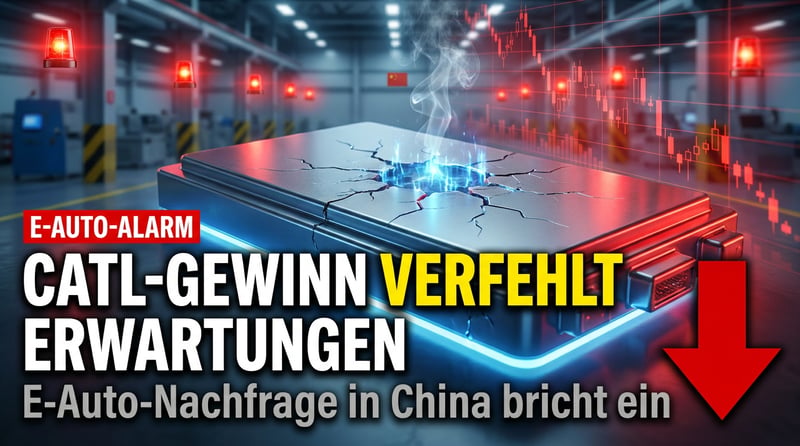 Chinas Batterie-Gigant CATL feiert Rekordgewinne – doch der E-Auto-Traum bröckelt bereits