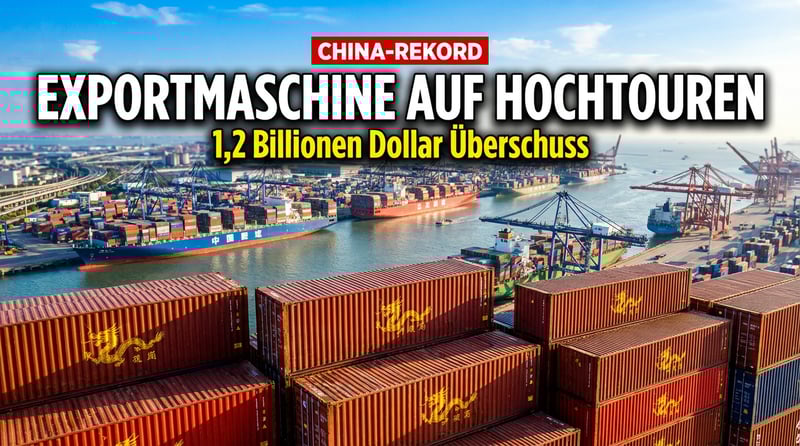 Chinas Exportmaschine läuft auf Hochtouren: Rekordüberschuss entlarvt westliche Schwäche