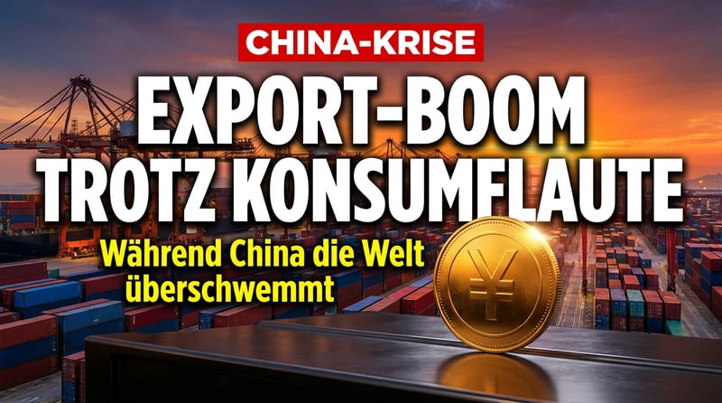 Chinas Exportmaschine läuft heiß – während die eigene Bevölkerung den Gürtel enger schnallt