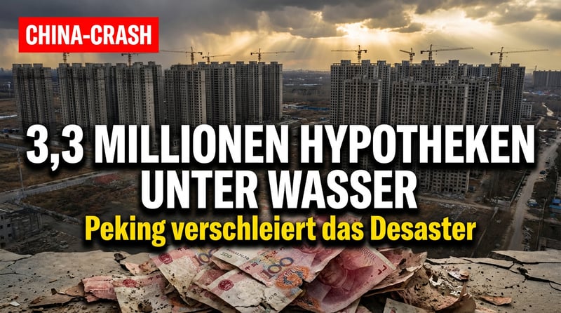 Chinas Immobilienmarkt im freien Fall: Millionen Hypotheken unter Wasser – und Peking verschleiert das wahre Ausmaß