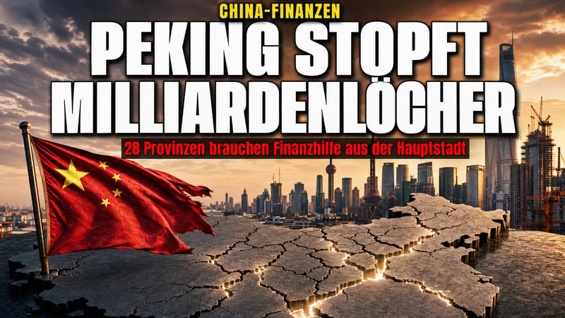 Chinas Provinzen am Tropf: Peking muss Milliardenlöcher stopfen