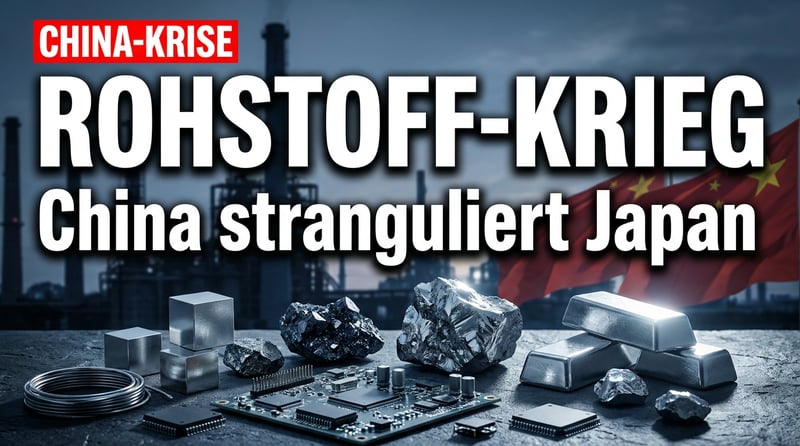 Chinas Rohstoff-Waffe trifft Japan: Wie Peking mit Seltenen Erden ganze Industrien in die Knie zwingt