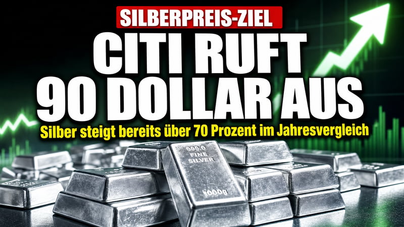 Citi ruft 90 Dollar aus: Steht Silber vor dem großen Sprung?