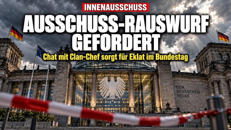Clan-Chat-Eklat: Union will Linken-Abgeordneten aus Innenausschuss werfen