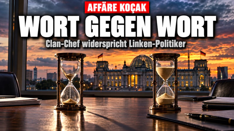 Clan-Chef gegen Linken-Mann: „Mehr als eine Stunde“ statt 15 Minuten?