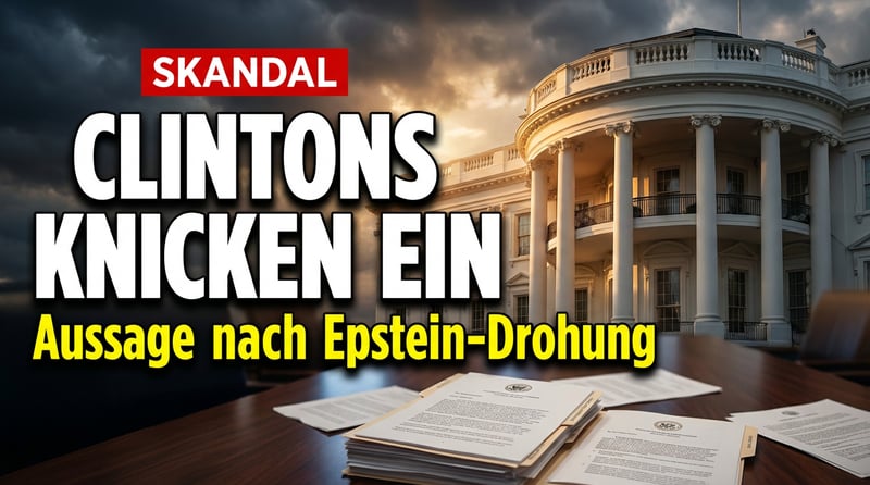 Clintons knicken ein: Ehepaar will plötzlich doch im Epstein-Skandal aussagen