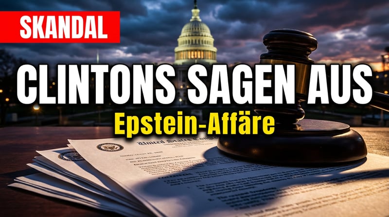 Clintons unter Druck: Ex-Präsidentenpaar erklärt sich zu Aussage im Epstein-Skandal bereit