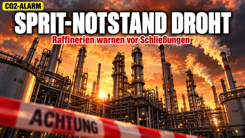 CO₂-Falle für Raffinerien: Droht Deutschland der Sprit-Notstand?