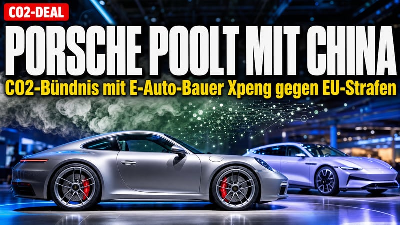 CO2-Notausgang: Porsche rettet seine Bilanz mit China-Hilfe