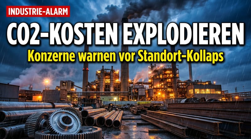 CO2-Wahnsinn am Limit: Deutschlands Industriekonzerne schlagen Alarm gegen Brüsseler Kostenfalle