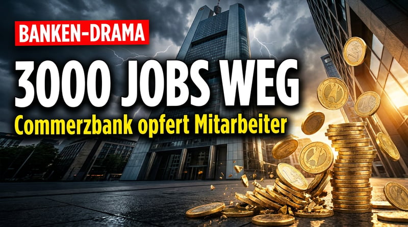Commerzbank im Abwehrkampf: 3000 Stellen weg – Mitarbeiter als Bauernopfer gegen Unicredit