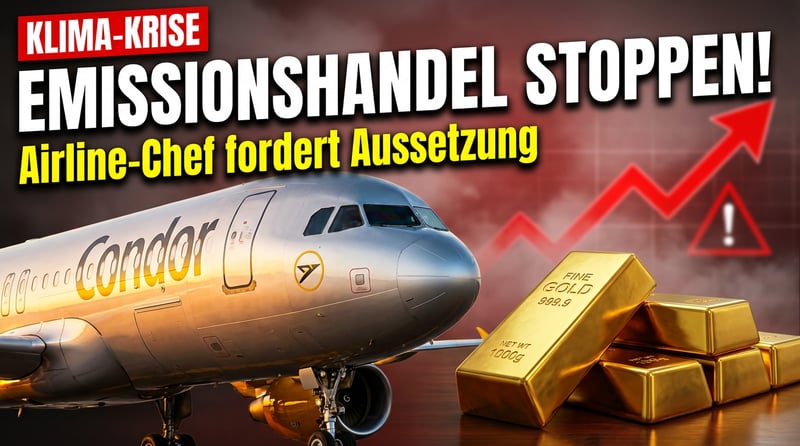 Condor-Chef fordert Aussetzung des Emissionshandels – die Klimaideologie kollidiert mit der Realität