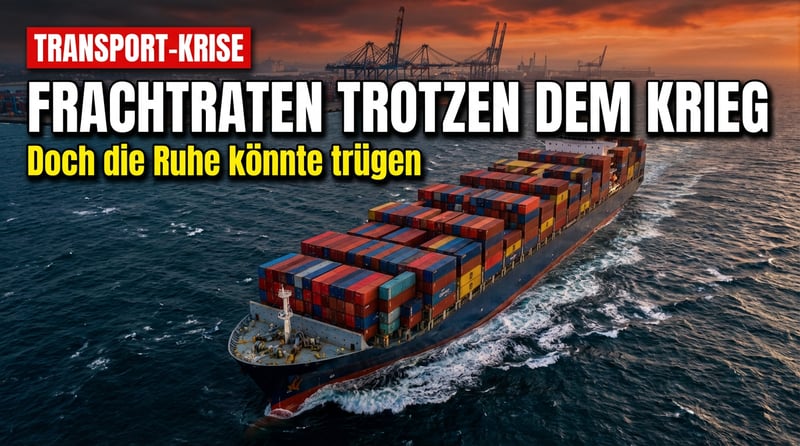 Containerfrachtraten trotzen dem Iran-Krieg – doch die Ruhe könnte trügen