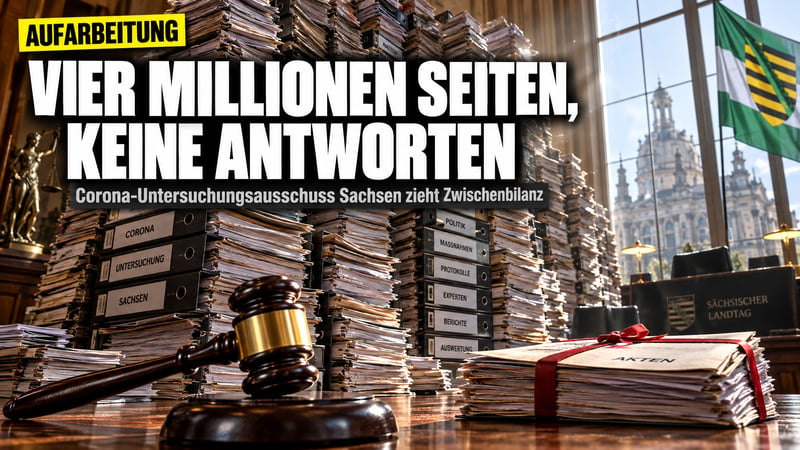 Corona-Aufarbeitung in Sachsen: Vier Millionen Seiten, kaum Antworten