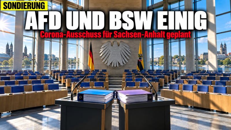 Corona-Ausschuss kommt: AfD und BSW schmieden ersten Pakt in Magdeburg
