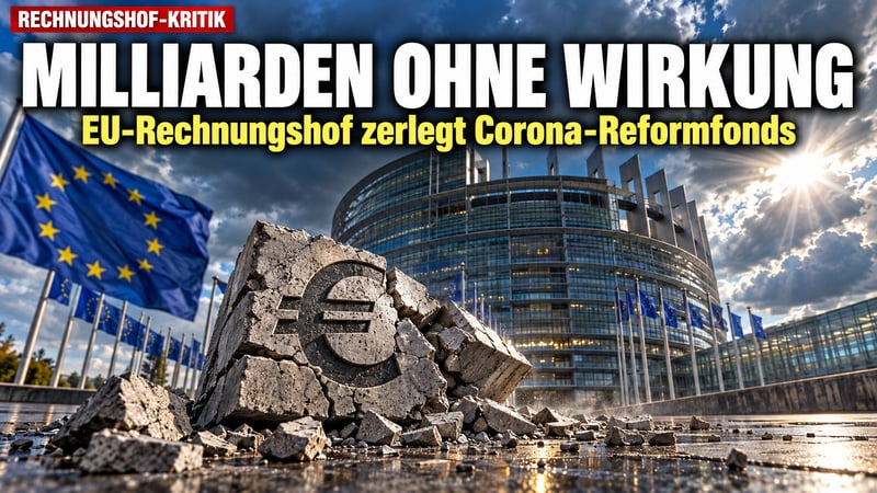 Corona-Milliarden verpufft: EU-Prüfer zerlegen Brüssels Reformfonds!