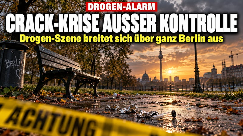 Crack-Krise in Berlin: Die ganze Hauptstadt wird zum Drogen-Hotspot!