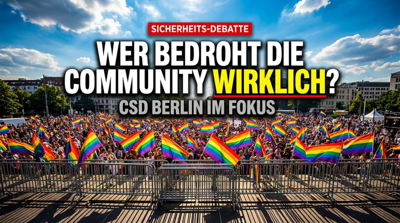 CSD in Berlin: Wenn die Angst-Rhetorik den wahren Bedroher der Community verschweigt