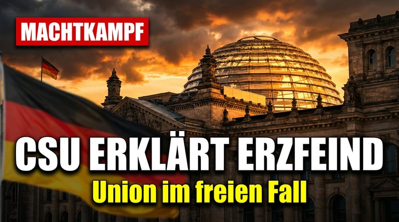 CSU-Politiker erklärt AfD zum „Erzfeind" – Eine Bankrotterklärung der politischen Vernunft