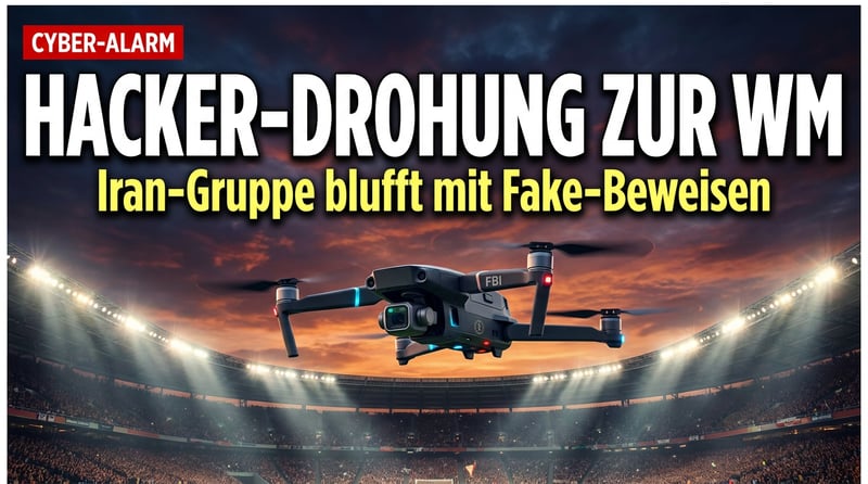 Cyber-Theater zur Fußball-WM: Iran-nahe Hacker drohen mit Drohnen – doch die Beweise sind heiße Luft