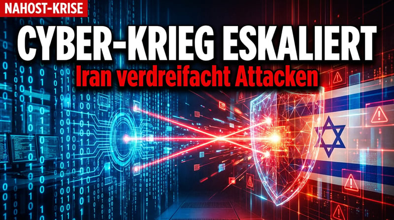Cyberkrieg im Nahen Osten: Iran verdreifacht digitale Angriffe auf Israel