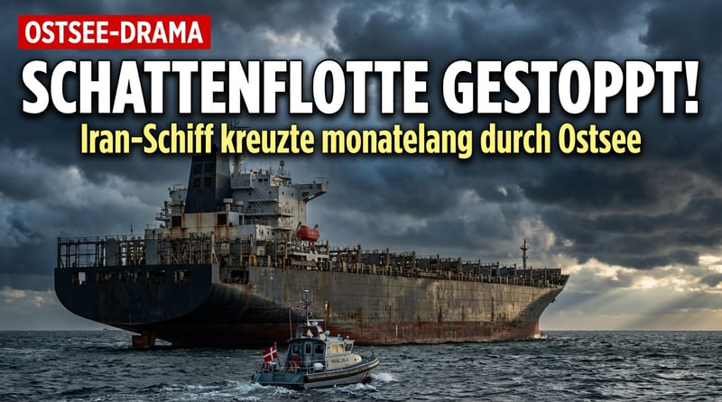 Dänische Marine stoppt iranisches Schattenflotten-Schiff – Eskalation im Ostseeraum