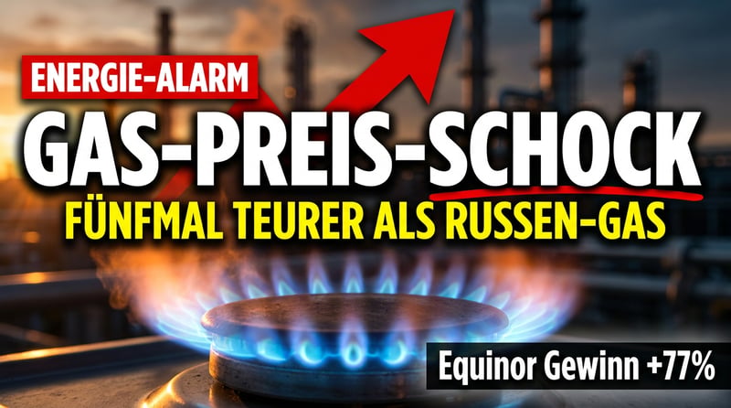 Das Ende der Vernunft: Warum Deutschland heute das Fünffache fürs Gas bezahlt