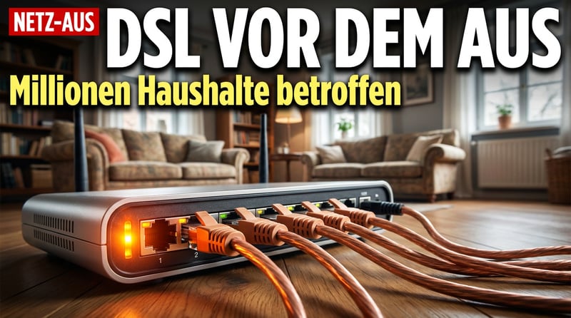 Das Ende einer Ära: Bundesnetzagentur plant Zwangsabschaltung des bewährten DSL-Netzes