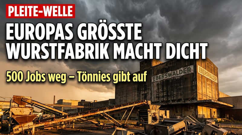 Das Ende einer Ära: Europas größte Wurstfabrik kapituliert vor dem Versagen der Wirtschaftspolitik