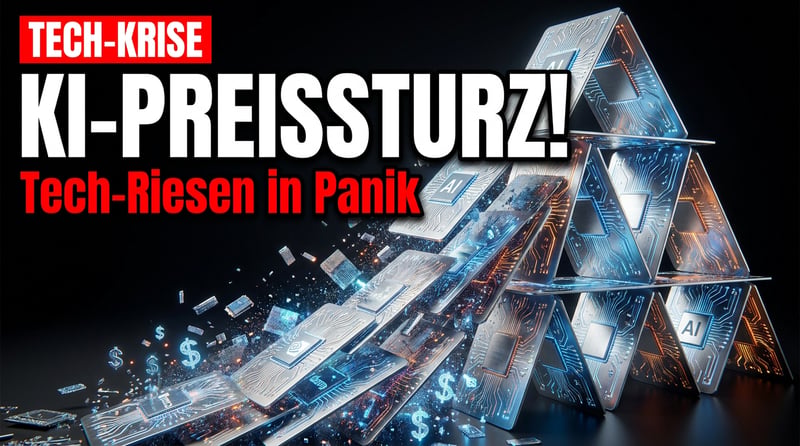 Das KI-Kartenhaus wackelt: Wenn die Tech-Milliardäre plötzlich Preise senken müssen