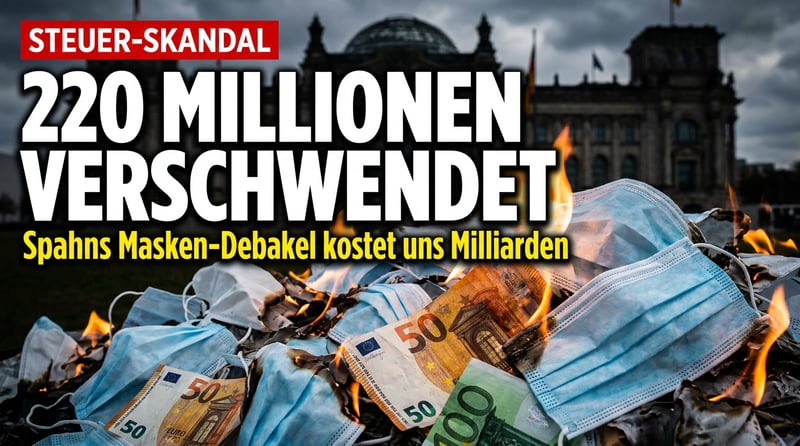 Das Masken-Milliardengrab: Wie Spahns Panik-Einkauf den Steuerzahler zur Kasse bittet