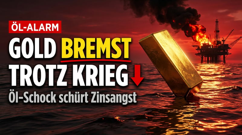 Das Ă–l-Paradox: Warum ausgerechnet der Iran-Krieg das Gold ausbremst