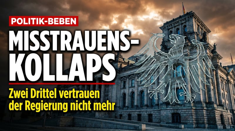 Das vernichtende Zeugnis: Warum zwei Drittel der Deutschen ihrer eigenen Regierung nicht mehr trauen