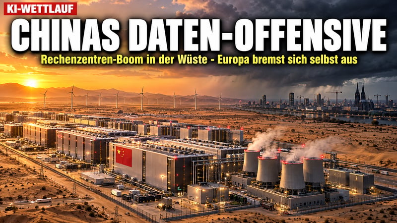 Datenhunger aus Peking: China baut, Europa verwaltet den Stillstand!