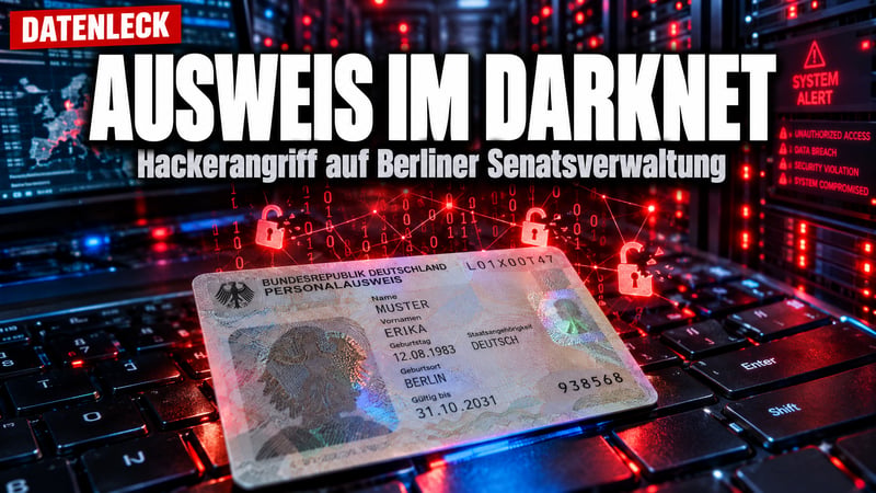 Datenleck im Senat: Ausweis von Berlins Verkehrssenatorin im Darknet!