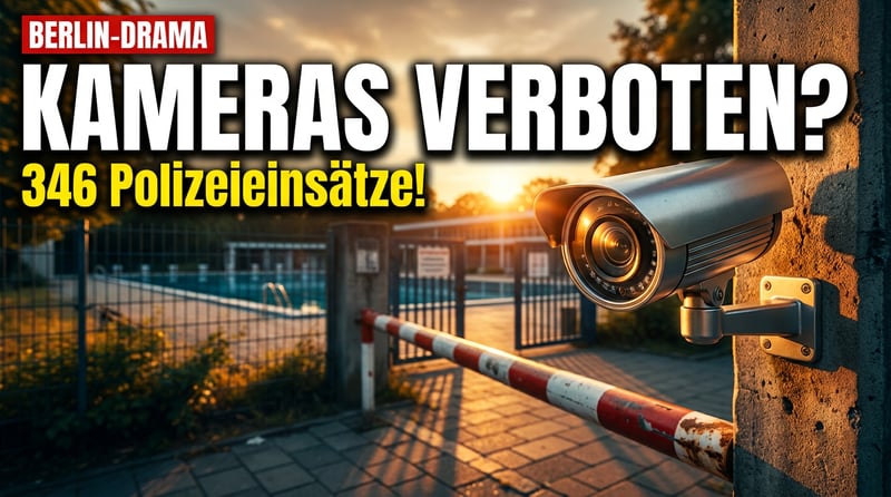 Datenschutz vor Sicherheit? Berliner Behörde will Kameras in Freibädern verbieten – trotz 346 Polizeieinsätzen
