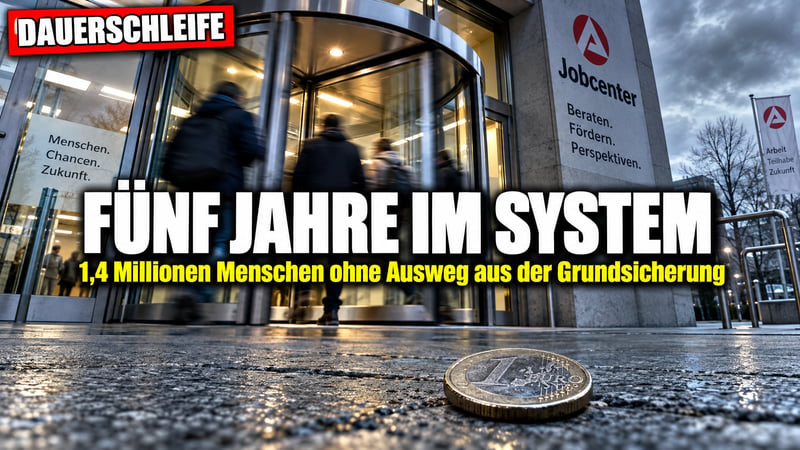 Dauerschleife Grundsicherung: 1,4 Millionen seit fünf Jahren im System!