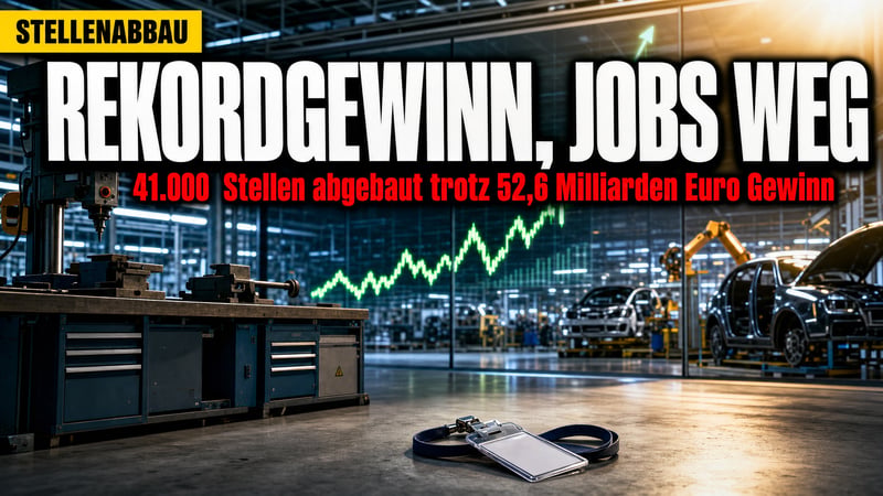Dax-Rekord von 52,6 Milliarden – und 41.000 Jobs sind weg!