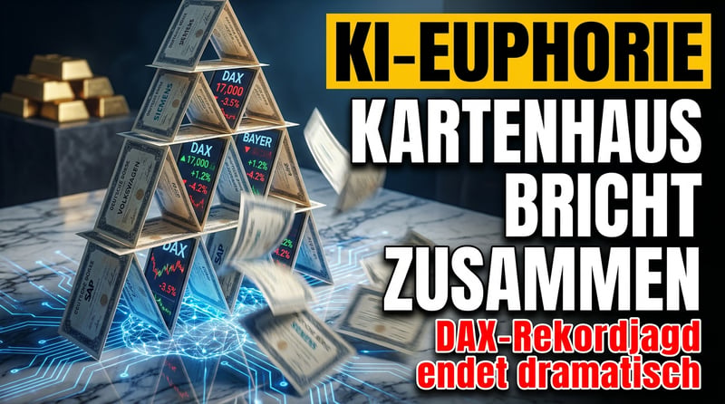 DAX-Rekordjagd auf wackligen Beinen: Wenn das Kartenhaus der KI-Euphorie zu bröckeln beginnt