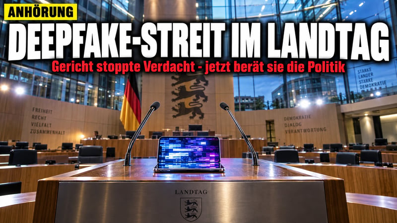 Deepfake-Streit: Ausgerechnet Fernandes berät jetzt den NRW-Landtag!