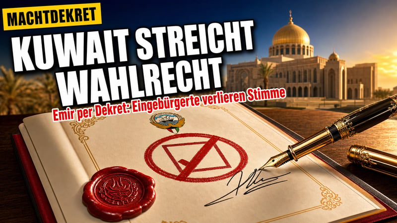 Dekret am Golf: Kuwait streicht Eingebürgerten das Wahlrecht!