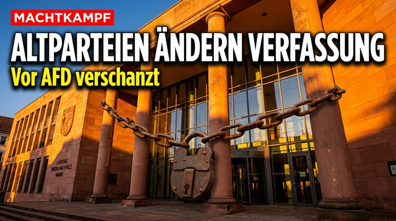 Demokratie-Akrobatik in Mainz: Altparteien verschanzen sich per Verfassungsänderung vor der AfD