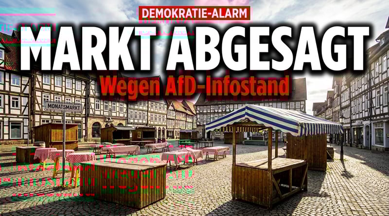 Demokratie nach Gutsherrenart: Gemeinde streicht Monatsmarkt, um AfD-Stand zu verhindern