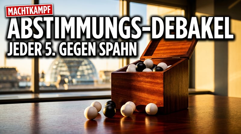 Denkzettel für Spahn: Jeder fünfte Unionsabgeordnete verweigert dem Fraktionschef die Gefolgschaft
