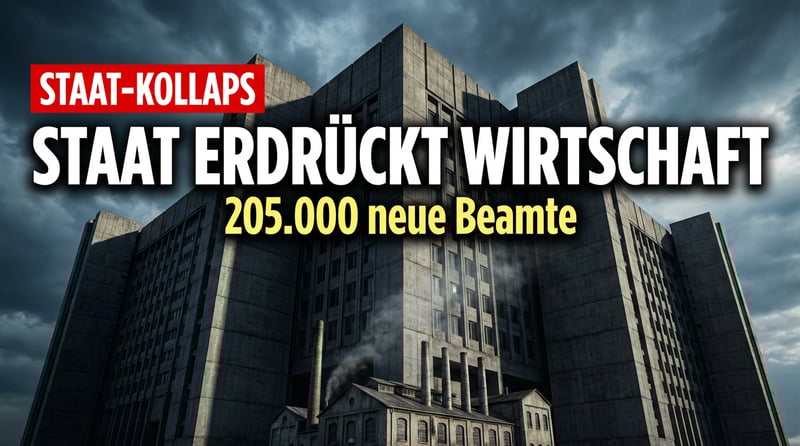 Der aufgeblähte Staat: Wie Deutschland seine produktive Wirtschaft systematisch erdrosselt