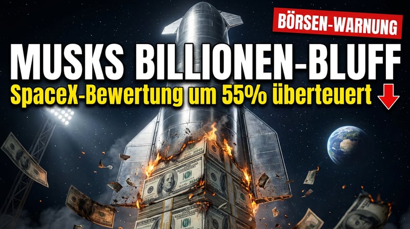 Der Billionen-Bluff: Warum Elon Musks SpaceX-Börsengang ein gefährliches Luftschloss sein könnte