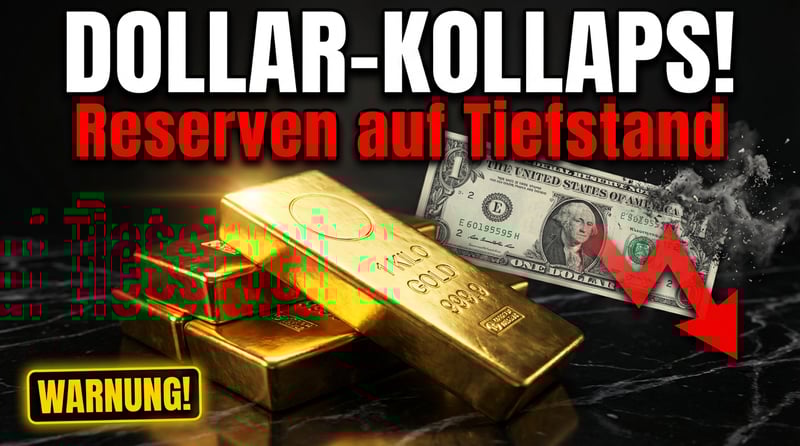 Der Dollar verliert dramatisch an Bedeutung: Globale Reserven auf historischem Tiefstand